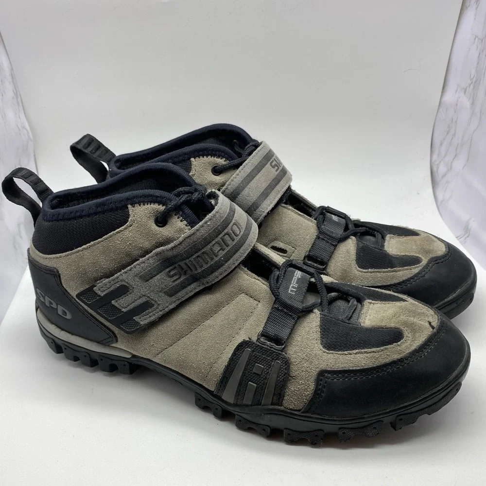 SHIMANO SPP‎ CYCLING  Athletic Black Taupe BIKE SHOES women’s Size 44 US 10